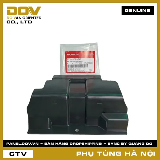 MÃ PHỤ TÙNG : 50381KTL740 NẮP HỘP ĐỰNG BÌNH ẮCQUY — 50381KTL740