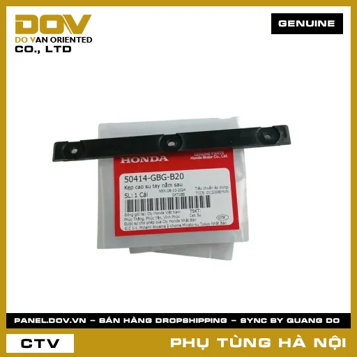 MÃ PHỤ TÙNG : 50414GBGB20 KẸP CAO SU TAY NẮM SAU — 50414GBGB20