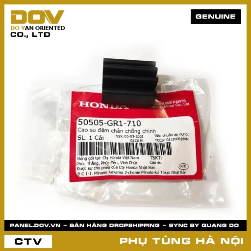 MÃ PHỤ TÙNG : 50505GR1710 CAO SU ĐỆM CHÂN CHỐNG CHÍNH — 50505GR1710