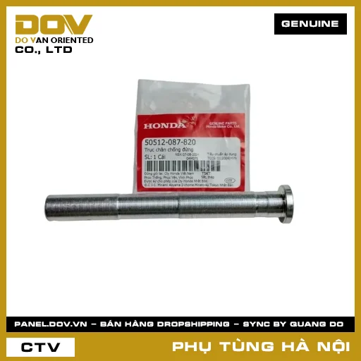 MÃ PHỤ TÙNG : 50512087820 TRỤC CHÂN CHỐNG ĐỨNG — 50512087820