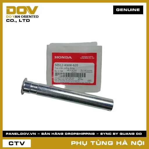 MÃ PHỤ TÙNG : 50512KWW620 TRỤC CHÂN CHỐNG ĐỨNG — 50512KWW620
