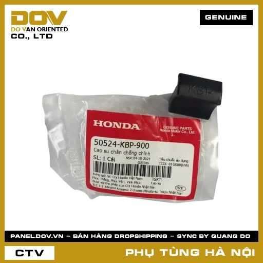 MÃ PHỤ TÙNG : 50524KBP900 CAO SU CHÂN CHỐNG CHÍNH — 50524KBP900