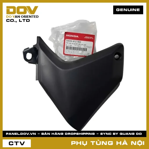 MÃ PHỤ TÙNG : 50606KYZ900 TẤM BẢO VỆ GIÁ ĐỂ CHÂN SAU PHẢ — 50606KYZ900
