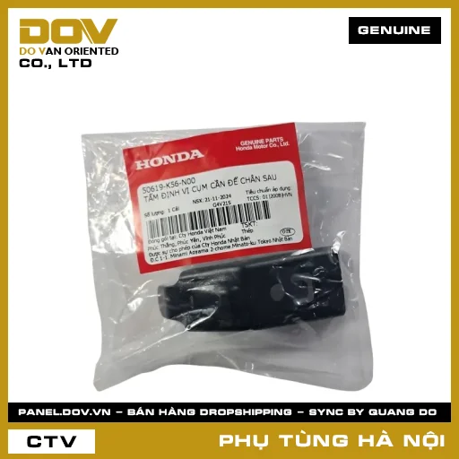 MÃ PHỤ TÙNG : 50619K56N00 TẤM ĐỊNH VỊ CỤM CẦN ĐỂ CHÂN SAU — 50619K56N00