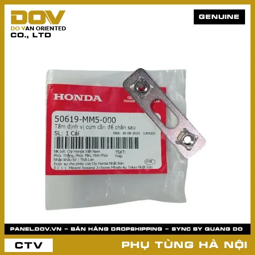 MÃ PHỤ TÙNG : 50619MM5000 TẤM ĐỊNH VỊ CỤM CẦN ĐỂ CHÂN SAU — 50619MM5000