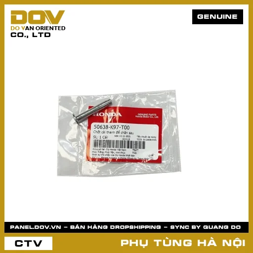 MÃ PHỤ TÙNG : 50638K97T00 CHỐT CÀI THANH ĐỂ CHÂN SAU — 50638K97T00