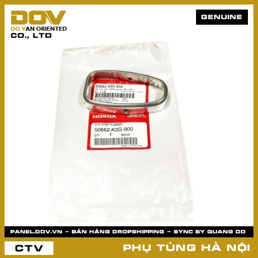 MÃ PHỤ TÙNG : 50662K0G900 ỐP KIM LOẠI NGOÀI CAO SU ĐỂ CHÂN — 50662K0G900