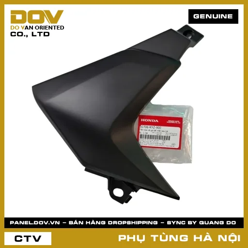 MÃ PHỤ TÙNG : 50706KYZ900 TẤM BẢO VỆ GIÁ ĐỂ CHÂN SAU TRÁ — 50706KYZ900