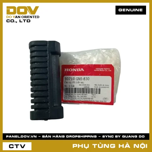 MÃ PHỤ TÙNG : 50710GN5830 CAO SU ĐỂ CHÂN SAU — 50710GN5830