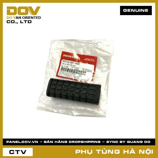 MÃ PHỤ TÙNG : 50710KET600 CAO SU ĐỂ CHÂN SAU — 50710KET600
