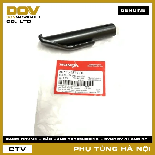 MÃ PHỤ TÙNG : 50711KET600 ỐNG ĐỆM ĐỂ CHÂN SAU PHẢI — 50711KET600