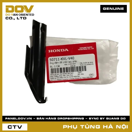 MÃ PHỤ TÙNG : 50711KVLV40 ỐNG ĐỆM ĐỂ CHÂN SAU PHẢI — 50711KVLV40