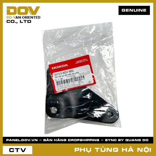 MÃ PHỤ TÙNG : 50713KEV900 TẤM BẮT GIÁ ĐỂ CHÂN SAU PHẢI — 50713KEV900