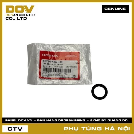 MÃ PHỤ TÙNG : 50714KBA930 TẤM ĐỆM CAO SU ĐỂ CHÂN — 50714KBA930