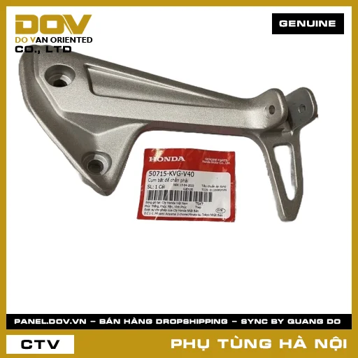 MÃ PHỤ TÙNG : 50715KVGV40 CỤM BẮT ĐỂ CHÂN PHẢI — 50715KVGV40