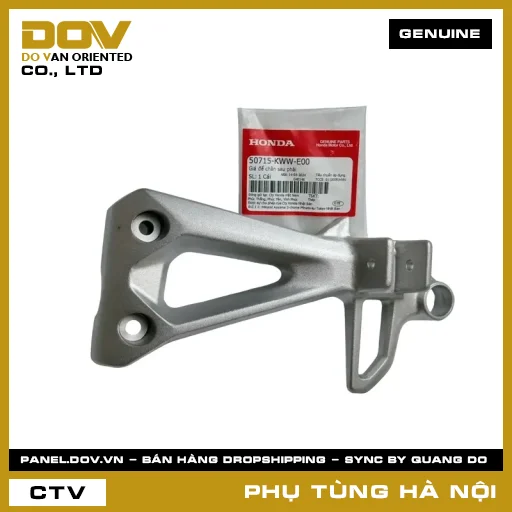 MÃ PHỤ TÙNG : 50715KWWE00 GIÁ ĐỂ CHÂN SAU PHẢI — 50715KWWE00