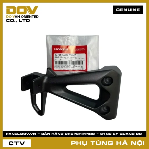 MÃ PHỤ TÙNG : 50716KWWV00ZA GIÁ ĐỂ CHÂN SAU TRÁI *NH303M* — 50716KWWV00ZA