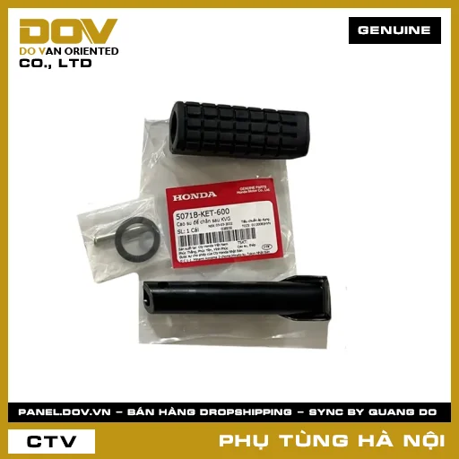 MÃ PHỤ TÙNG : 5071BKET600 CAO SU ĐỂ CHÂN SAU KVG — 5071BKET600
