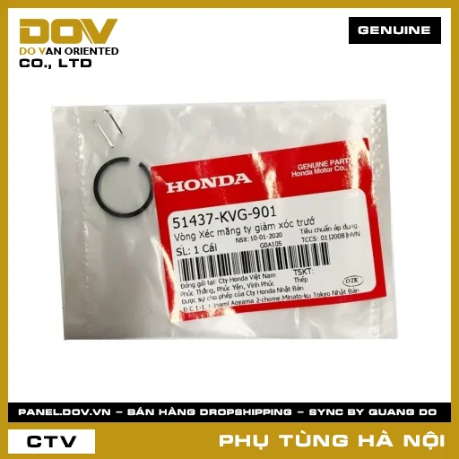MÃ PHỤ TÙNG : 51437KVG901 VÒNG XÉC MĂNG TY GIẢM XÓC TRƯỚ — 51437KVG901