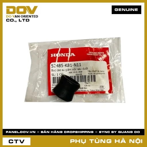 MÃ PHỤ TÙNG : 52485K81N11 BẠC CAO SU GIẢM XÓC SAU DƯỚI — 52485K81N11