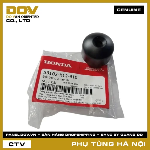 MÃ PHỤ TÙNG : 53102K12910 ĐỐI TRỌNG A TAY LÁI — 53102K12910