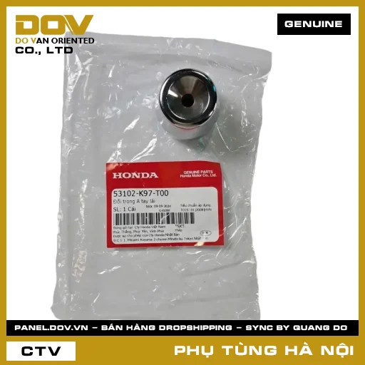 MÃ PHỤ TÙNG : 53102K97T00 ĐỐI TRỌNG A TAY LÁI — 53102K97T00