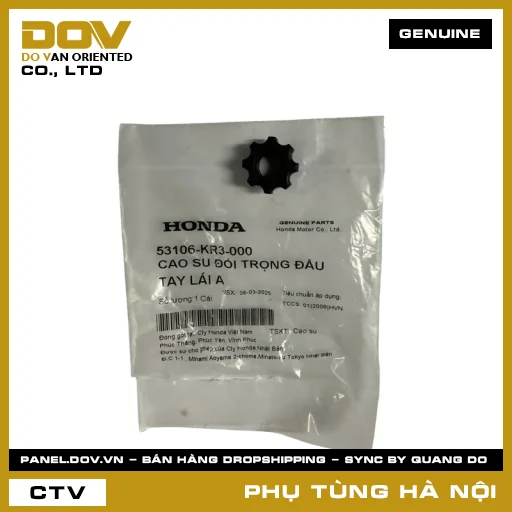 MÃ PHỤ TÙNG : 53106KR3000 CAO SU ĐỐI TRỌNG ĐẦU TAY LÁI A — 53106KR3000