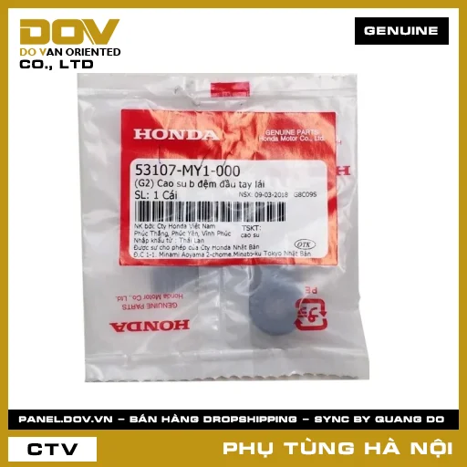 MÃ PHỤ TÙNG : 53107MY1000 CAO SU B ĐỆM ĐẦU TAY LÁI — 53107MY1000