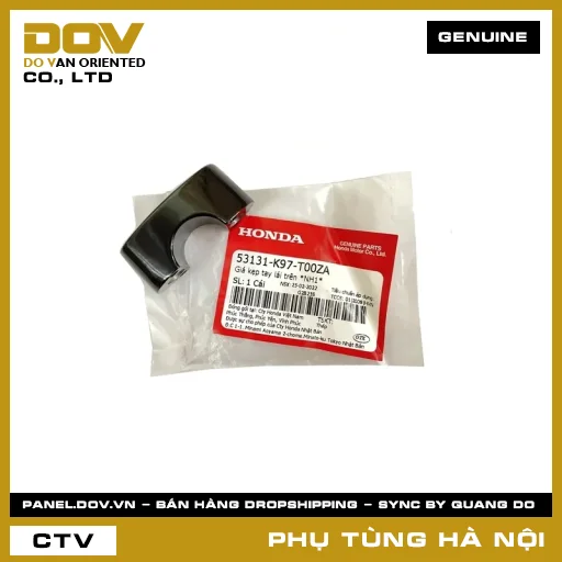 MÃ PHỤ TÙNG : 53131K97T00ZA GIÁ KẸP TAY LÁI TRÊN *NH1* — 53131K97T00ZA