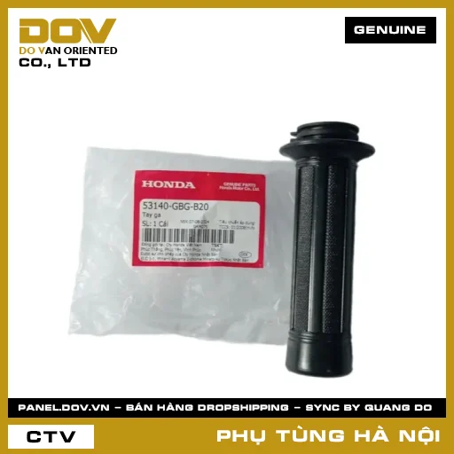 MÃ PHỤ TÙNG : 53140GBGB20 TAY GA — 53140GBGB20