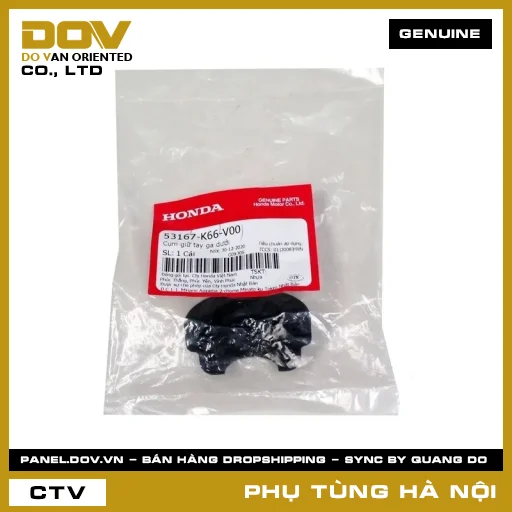 MÃ PHỤ TÙNG : 53167K66V00 CỤM GIỮ TAY GA DƯỚI — 53167K66V00