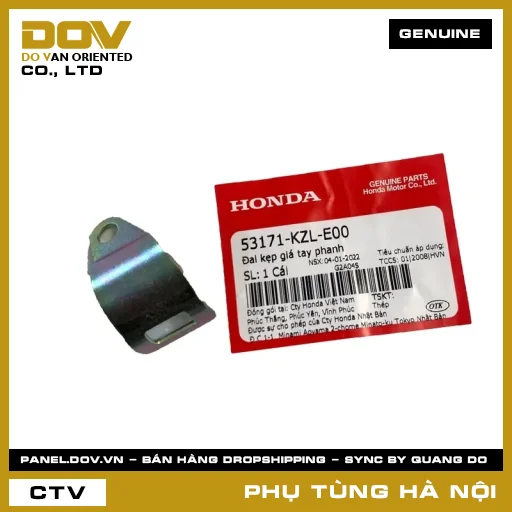 MÃ PHỤ TÙNG : 53171KZLE00 ĐAI KẸP GIÁ TAY PHANH — 53171KZLE00