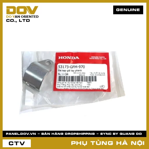 MÃ PHỤ TÙNG : 53173GFM970 ĐAI KẸP GIÁ TAY PHANH — 53173GFM970