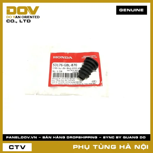 MÃ PHỤ TÙNG : 53176GBL870 CHẮN BỤI CẦN TĂNG CHỈNH PHANH — 53176GBL870