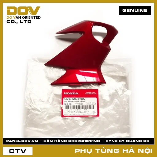 MÃ PHỤ TÙNG : 53203KYL840ZC NẮP TRÊN TAY LÁI PHẢI *R340C* — 53203KYL840ZC
