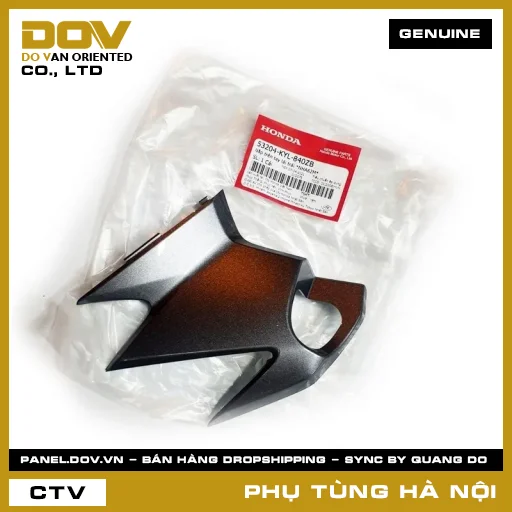 MÃ PHỤ TÙNG : 53204KYL840ZB NẮP TRÊN TAY LÁI TRÁI *NHA62M* — 53204KYL840ZB