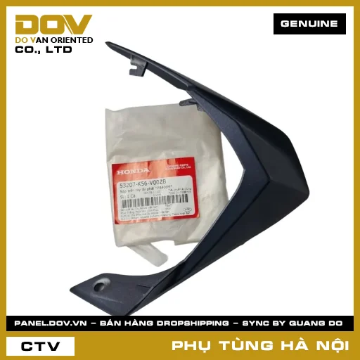 MÃ PHỤ TÙNG : 53207K56V00ZB NẮP TRÊN TAY LÁI PHẢI *PB406M* — 53207K56V00ZB