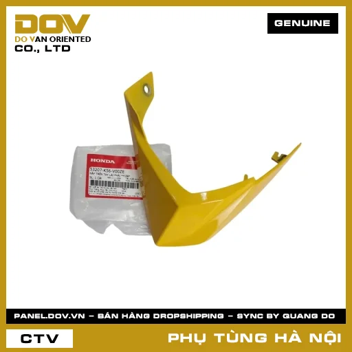 MÃ PHỤ TÙNG : 53207K56V00ZE NẮP TRÊN TAY LÁI PHẢI *Y106* — 53207K56V00ZE