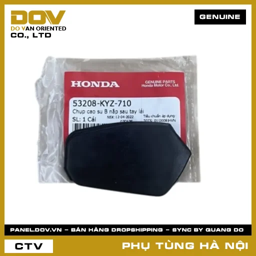 MÃ PHỤ TÙNG : 53208KYZ710 CHỤP CAO SU B NẮP SAU TAY LÁI — 53208KYZ710