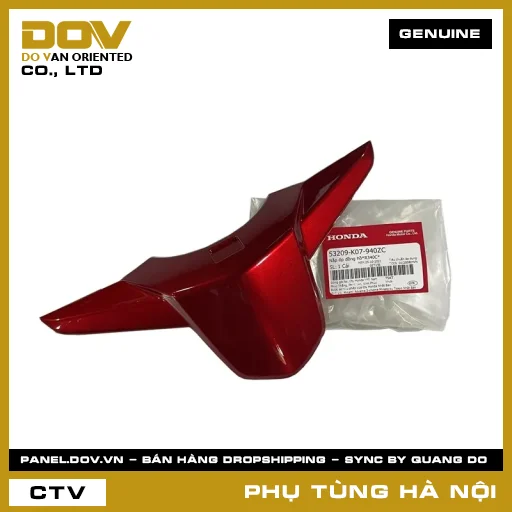 MÃ PHỤ TÙNG : 53209K07940ZC NẮP ỐP ĐỒNG HỒ*R340C* — 53209K07940ZC