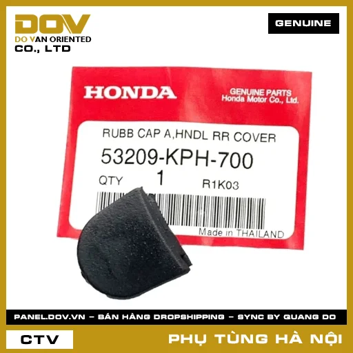 MÃ PHỤ TÙNG : 53209KPH700 KẸP CAO SU A NẮP SAU — 53209KPH700
