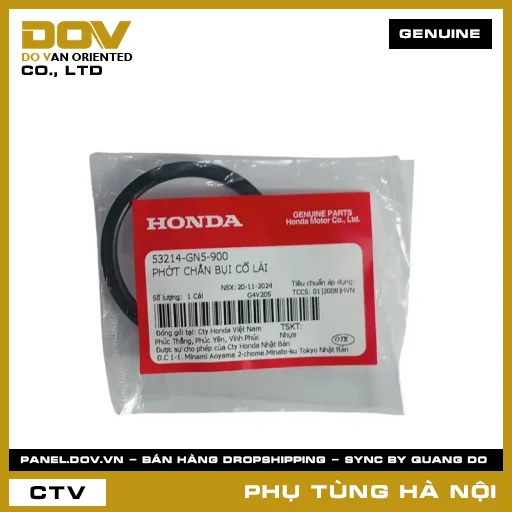 MÃ PHỤ TÙNG : 53214GN5900 PHỚT CHẮN BỤI CỔ LÁI — 53214GN5900