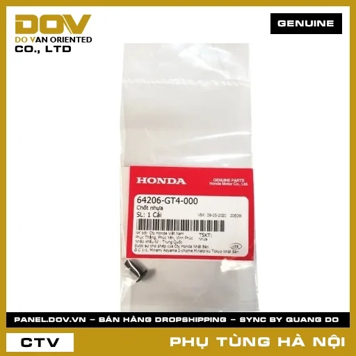 MÃ PHỤ TÙNG : 64206GT4000 CHỐT NHỰA — 64206GT4000