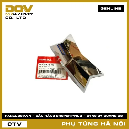 MÃ PHỤ TÙNG : 64305K73V40 NẸP ỐP TRƯỚC TRÊN — 64305K73V40
