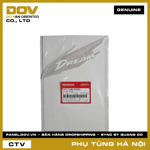 MÃ PHỤ TÙNG : 64311GBGB20ZD TEM YẾM *R150* — 64311GBGB20ZD