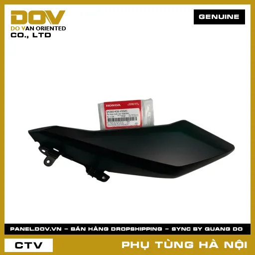 MÃ PHỤ TÙNG : 64360K56V50ZC ỐP NHỰA TRƯỚC TRÁI *NHA76M* — 64360K56V50ZC