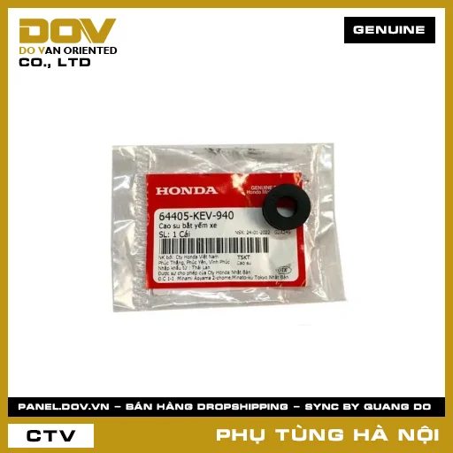 MÃ PHỤ TÙNG : 64405KEV940 CAO SU BẮT YẾM XE — 64405KEV940