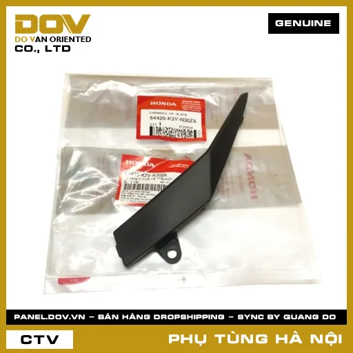 MÃ PHỤ TÙNG : 64420K2VN30ZA ỐP TRANG TRÍ TRƯỚC TRÁI *TBLACK* — 64420K2VN30ZA