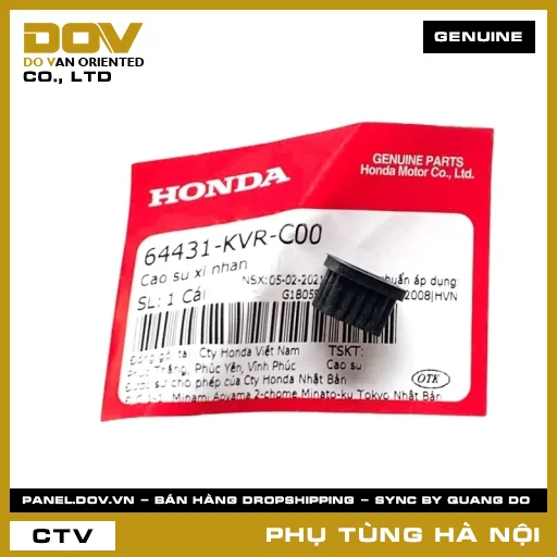 MÃ PHỤ TÙNG : 64431KVRC00 CAO SU XI NHAN — 64431KVRC00