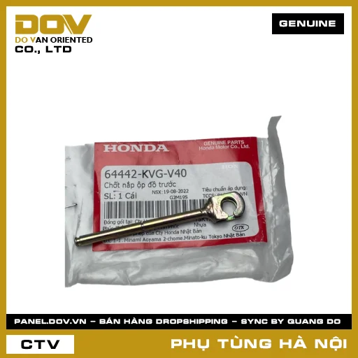 MÃ PHỤ TÙNG : 64442KVGV40 CHỐT NẮP ỘP ĐỒ TRƯỚC — 64442KVGV40